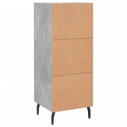 Sideboard Concrete Grey 34.5x34x90 cm Engineered Wood