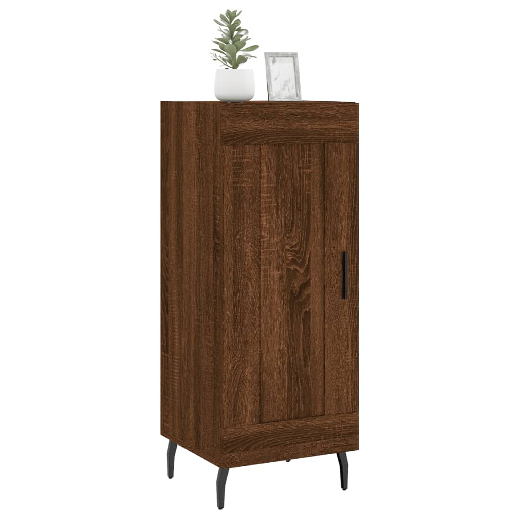Sideboard Brown Oak 34.5x34x90 cm Engineered Wood