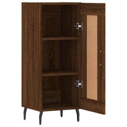 Sideboard Brown Oak 34.5x34x90 cm Engineered Wood