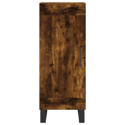 Sideboard Smoked Oak 34.5x34x90 cm Engineered Wood