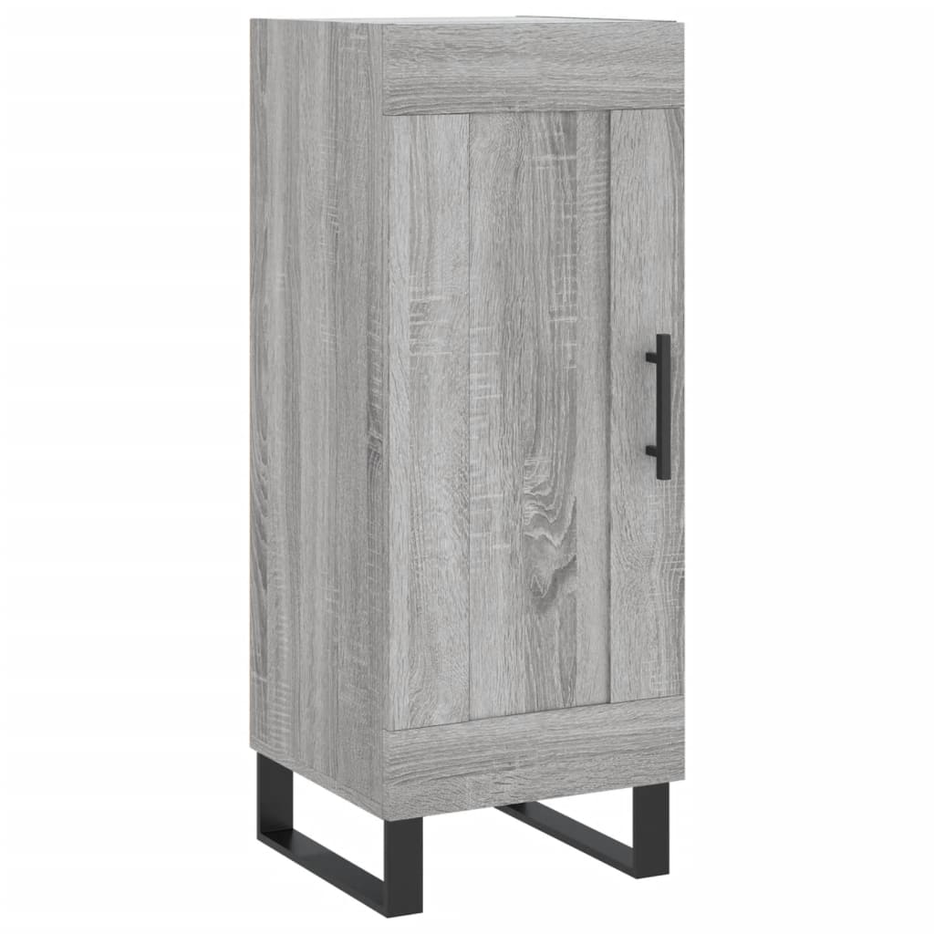 Sideboard Grey Sonoma 34.5x34x90 cm Engineered Wood