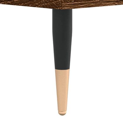 Coffee Table Brown Oak 55x55x36,5 cm Engineered Wood