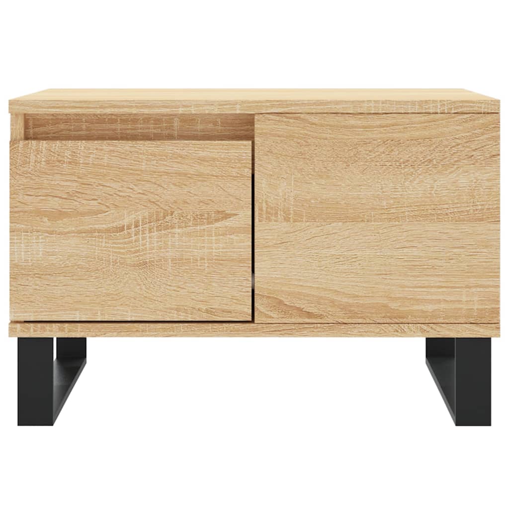 Coffee Table Sonoma Oak 55x55x36.5 cm Engineered Wood