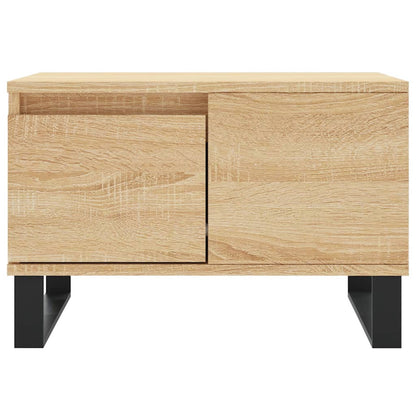 Coffee Table Sonoma Oak 55x55x36.5 cm Engineered Wood