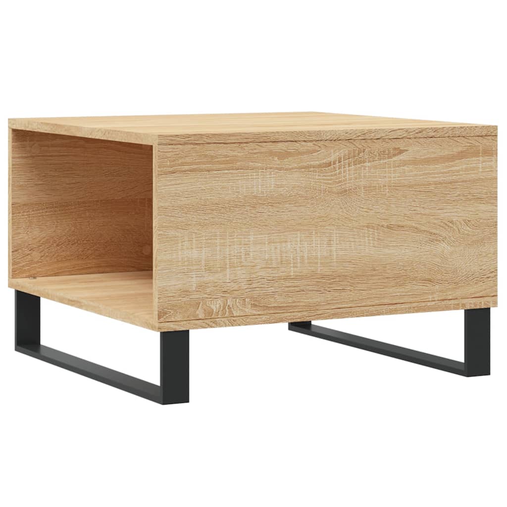 Coffee Table Sonoma Oak 55x55x36.5 cm Engineered Wood