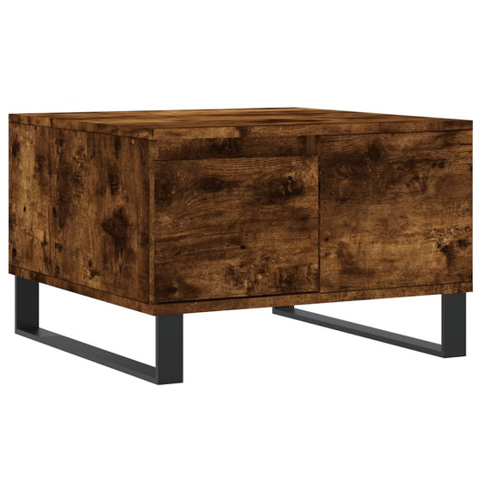 Coffee Table Smoked Oak 55x55x36,5 cm Engineered Wood