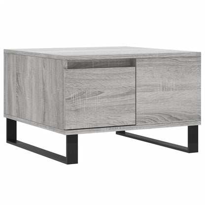 Coffee Table Grey Sonoma 55x55x36.5 cm Engineered Wood
