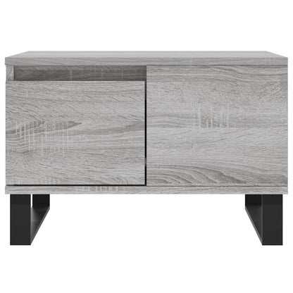 Coffee Table Grey Sonoma 55x55x36.5 cm Engineered Wood