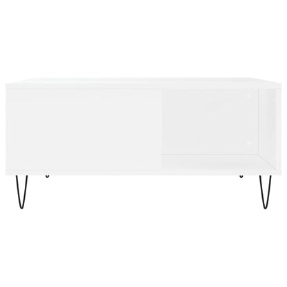 Coffee Table White 80x80x36,5 cm Engineered Wood
