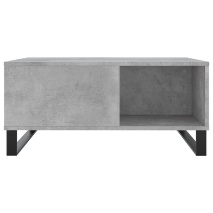 Coffee Table Concrete Grey 80x80x36.5 cm Engineered Wood