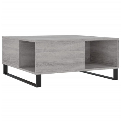 Coffee Table Grey Sonoma 80x80x36,5 cm Engineered Wood