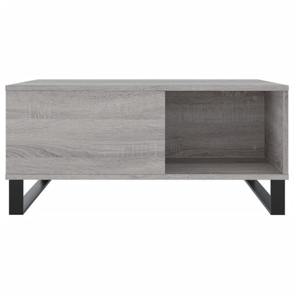 Coffee Table Grey Sonoma 80x80x36,5 cm Engineered Wood