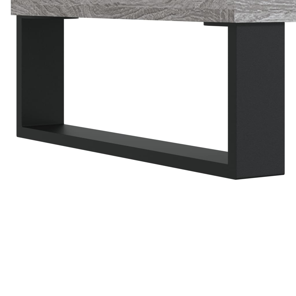 Coffee Table Grey Sonoma 80x80x36,5 cm Engineered Wood