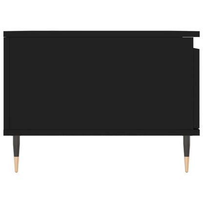 Coffee Table Black 90x50x36.5 cm Engineered Wood