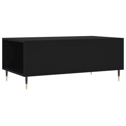 Coffee Table Black 90x50x36.5 cm Engineered Wood