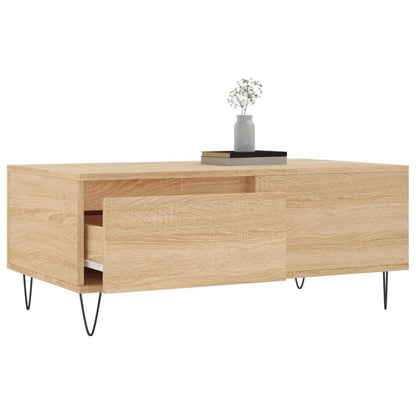 Coffee Table Sonoma Oak 90x50x36.5 cm Engineered Wood