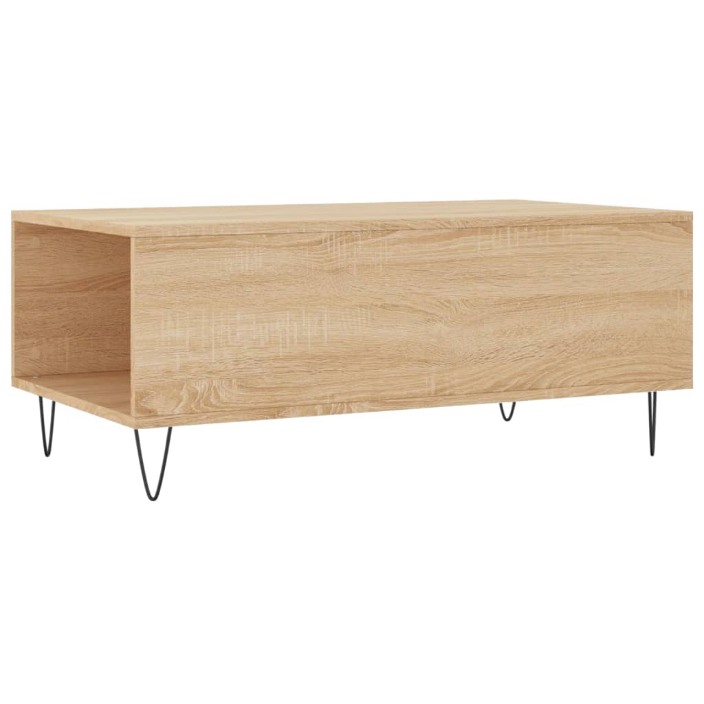 Coffee Table Sonoma Oak 90x50x36.5 cm Engineered Wood