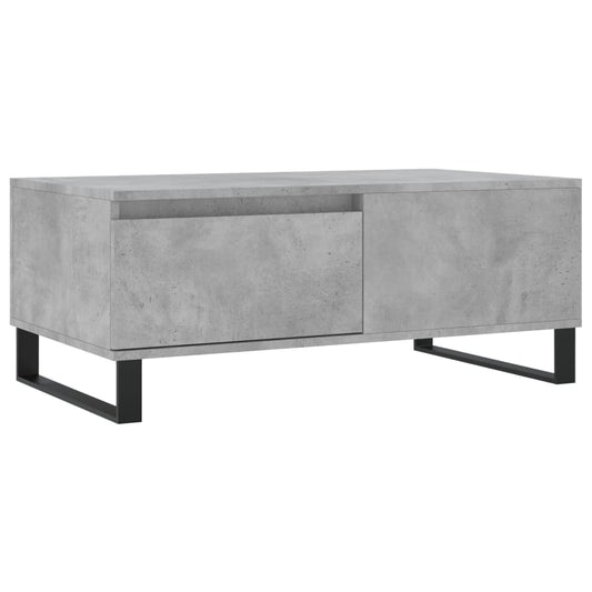 Coffee Table Concrete Grey 90x50x36.5 cm Engineered Wood