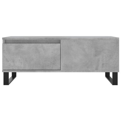 Coffee Table Concrete Grey 90x50x36,5 cm Engineered Wood