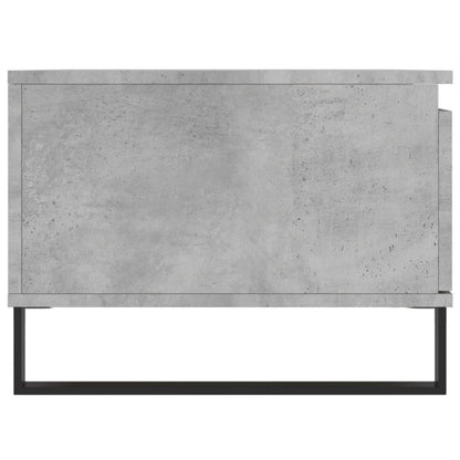Coffee Table Concrete Grey 90x50x36,5 cm Engineered Wood