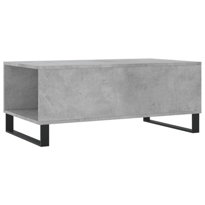 Coffee Table Concrete Grey 90x50x36,5 cm Engineered Wood