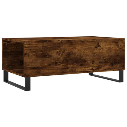 Coffee Table Smoked Oak 90x50x36,5 cm Engineered Wood