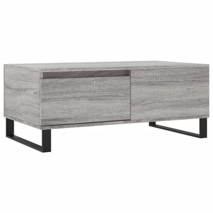 Coffee Table Grey Sonoma 90x50x36,5 cm Engineered Wood