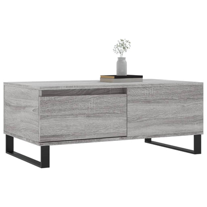 Coffee Table Grey Sonoma 90x50x36,5 cm Engineered Wood