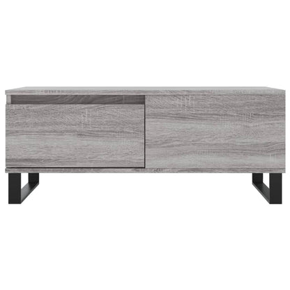 Coffee Table Grey Sonoma 90x50x36,5 cm Engineered Wood