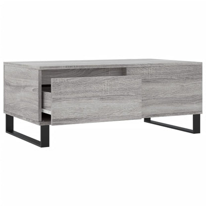 Coffee Table Grey Sonoma 90x50x36,5 cm Engineered Wood