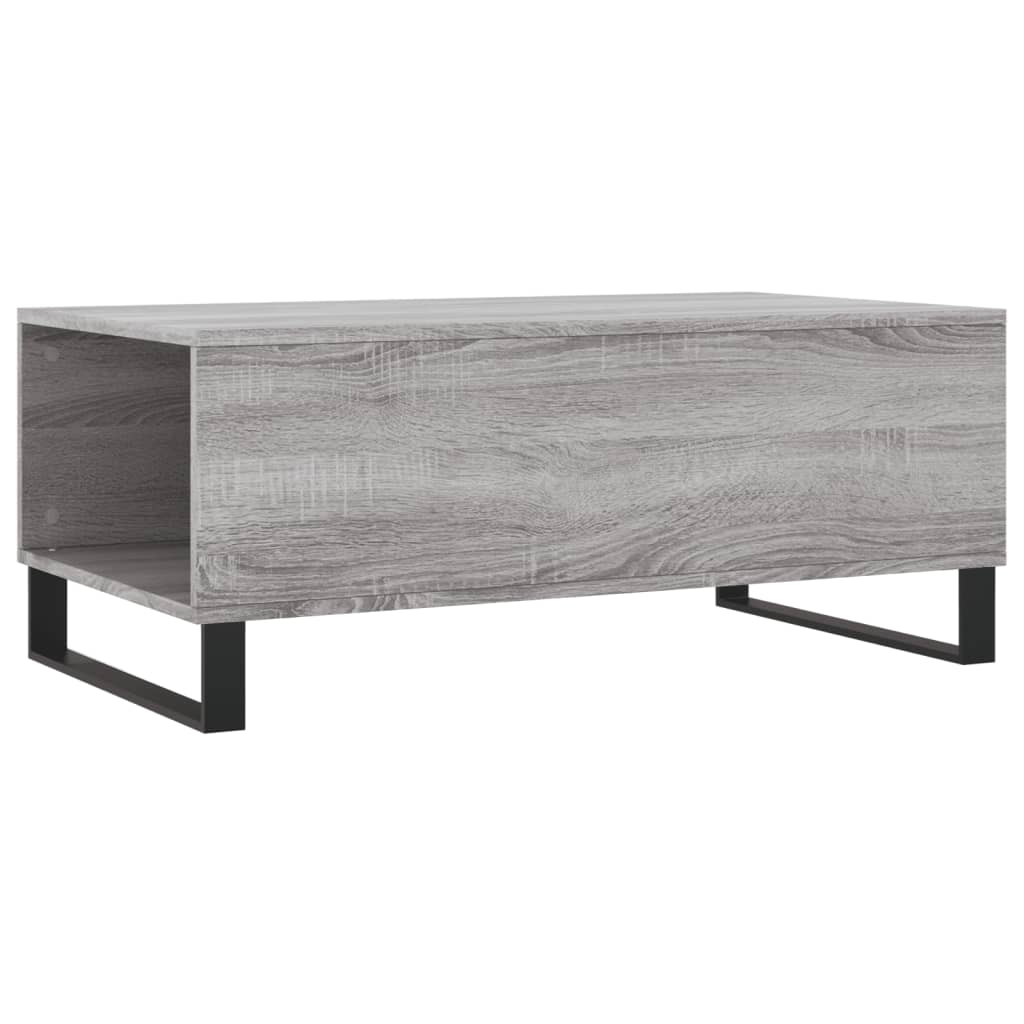 Coffee Table Grey Sonoma 90x50x36.5 cm Engineered Wood
