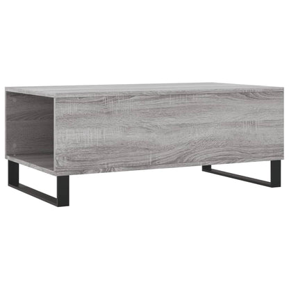 Coffee Table Grey Sonoma 90x50x36.5 cm Engineered Wood