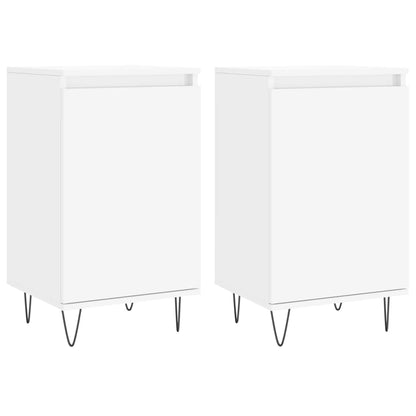 Sideboards 2 pcs White 40x35x70 cm Engineered Wood