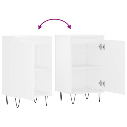 Sideboards 2 pcs White 40x35x70 cm Engineered Wood