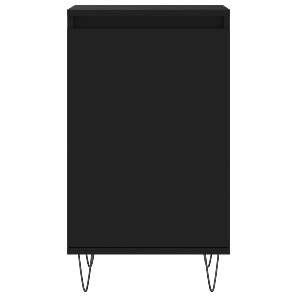 Sideboards 2 pcs Black 40x35x70 cm Engineered Wood