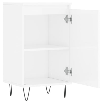 Sideboards 2 pcs High Gloss White 40x35x70 cm Engineered Wood