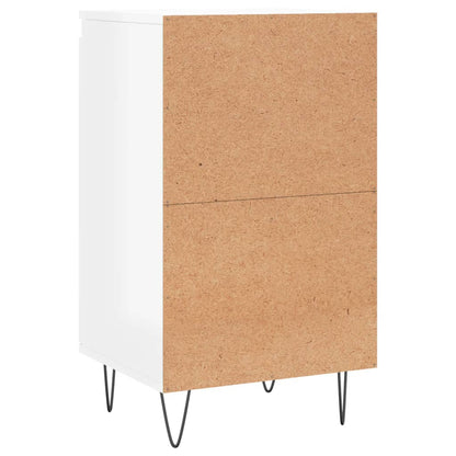 Sideboards 2 pcs High Gloss White 40x35x70 cm Engineered Wood