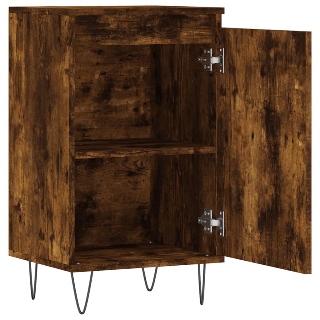 Sideboards 2 pcs Smoked Oak 40x35x70 cm Engineered Wood