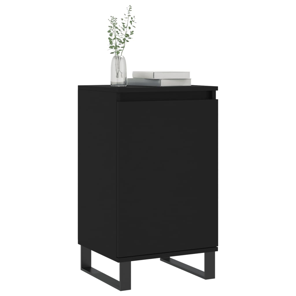 Sideboards 2 pcs Black 40x35x70 cm Engineered Wood