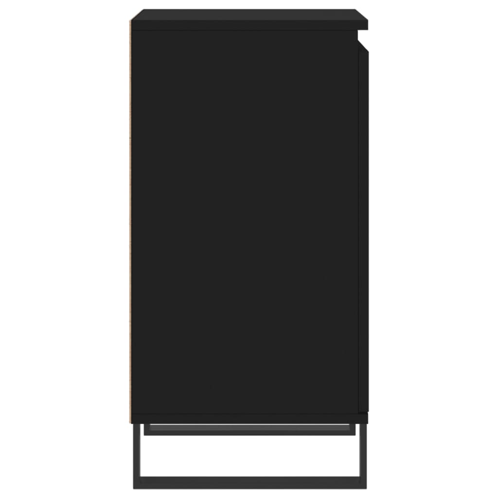 Sideboards 2 pcs Black 40x35x70 cm Engineered Wood
