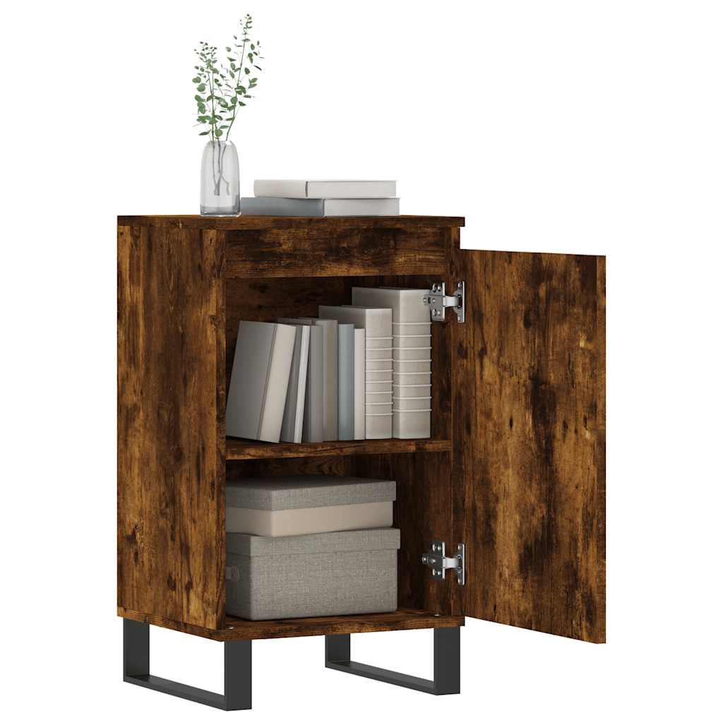 Sideboard Smoked Oak 40x35x70 cm Engineered Wood