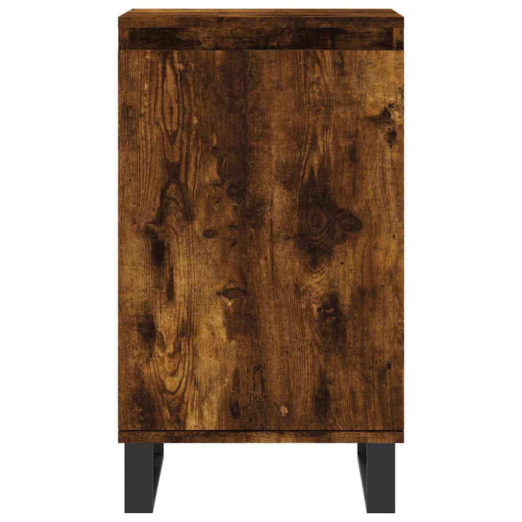 Sideboard Smoked Oak 40x35x70 cm Engineered Wood