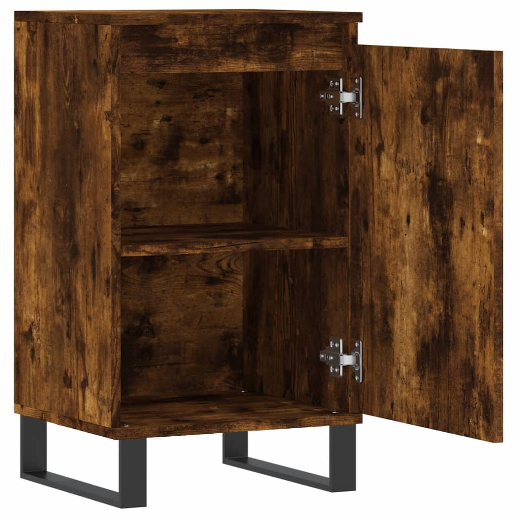 Sideboards 2 pcs Smoked Oak 40x35x70 cm Engineered Wood
