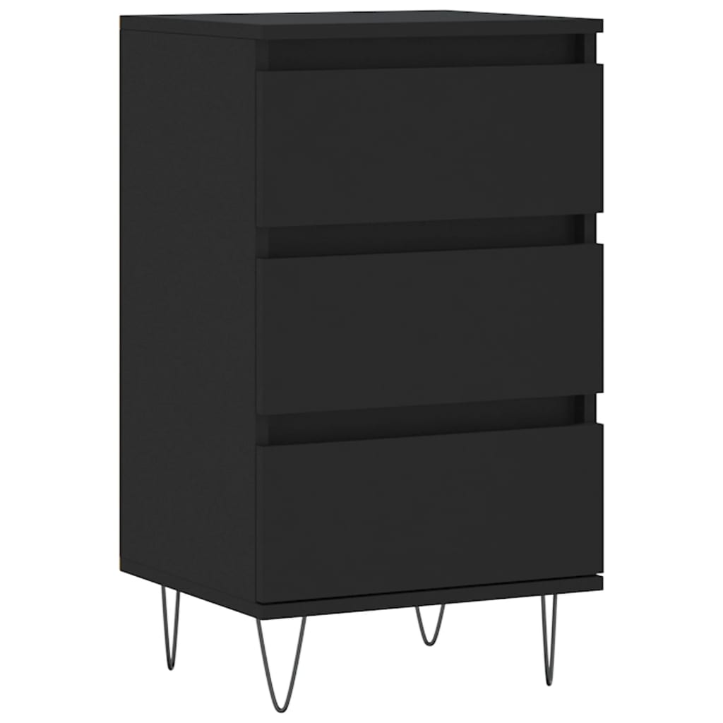 Sideboard Black 40x35x70 cm Engineered Wood