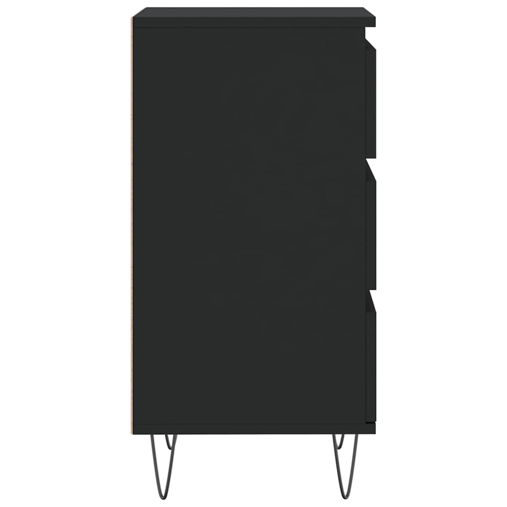 Sideboard Black 40x35x70 cm Engineered Wood