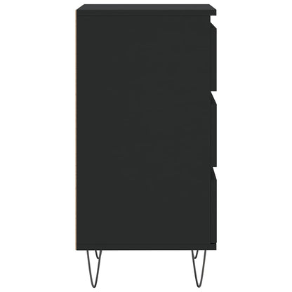Sideboard Black 40x35x70 cm Engineered Wood