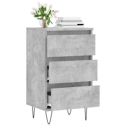Sideboard Concrete Grey 40x35x70 cm Engineered Wood