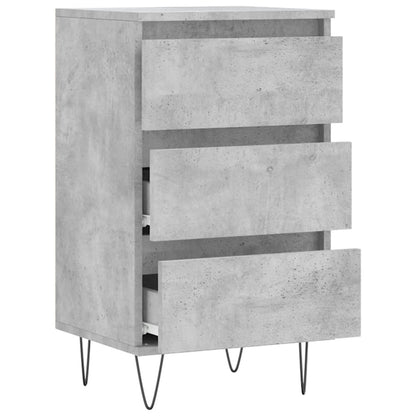 Sideboard Concrete Grey 40x35x70 cm Engineered Wood