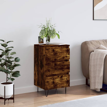 Sideboard Smoked Oak 40x35x70 cm Engineered Wood