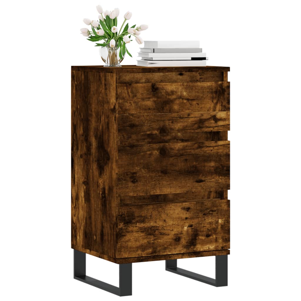 Sideboard Smoked Oak 40x35x70 cm Engineered Wood
